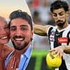 Footy star Josh Daicos's model fiancée Annalise Dalins reveals shock news about their wedding just months before they were due to tie the knot