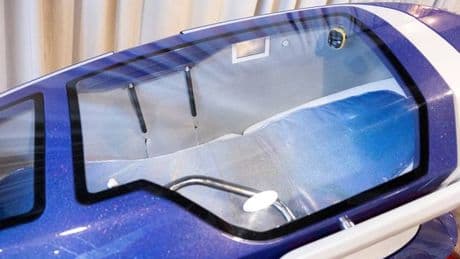 Four horrifying words as first woman to die in 'suicide pod' ended her life