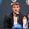 Cooper Flagg looks comfortable in new home as No. 1 pick gets introduced in Dallas