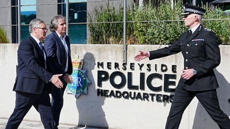 Keir Starmer's emotional message to Liverpool on visit after parade crash horror