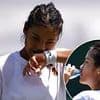 Emma Raducanu declares she's ready to EMBRACE the UK heatwave - with temperatures at Wimbledon soaring to 34 degrees Celsius on Melting Monday
