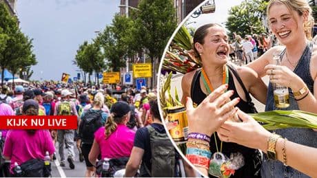 KIJK LIVE: Wandelaars feestelijk onthaald op finish Vierdaagse