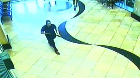 Vegas cops shoot dead gym member whose gun malfunctioned as he tried to carry out a mass killing