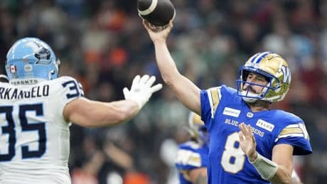 CFL suspends veteran quarterback Collaros for failing to respond to off-season test