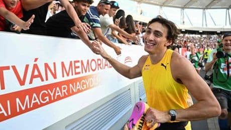 Leichtathletik: Mondo Duplantis verbessert zum 13. Mal Weltrekord im Stabhochsprung
