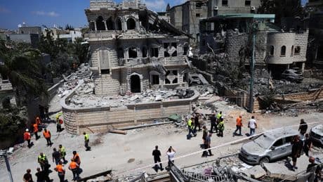 Misiles iraníes sobre Tamra, el pueblo israelí de población árabe