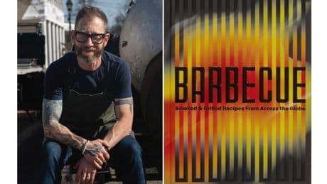 Hugh Mangum's book of barbecue recipes brings international flair to the grill