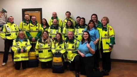 Lifesaving volunteers from Lanark Community First Responders mark 15th anniversary