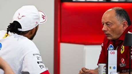 Revealed: What Lewis Hamilton told Fred Vasseur in tense Ferrari meeting after Miami radio dispute