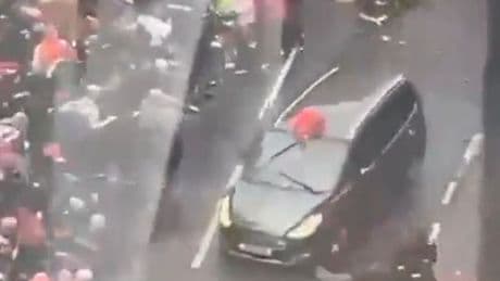 Liverpool parade crash suspect's wife 'found out about horror as she saw her car on TV'