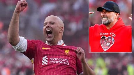 Revealed: The touching message Jurgen Klopp sent to Arne Slot after Liverpool won the Premier League title