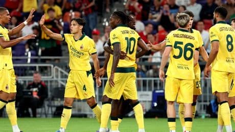 <p>Milan, Allegri e Leao sorprendono il Liverpool in contropiede: che poker!</p>