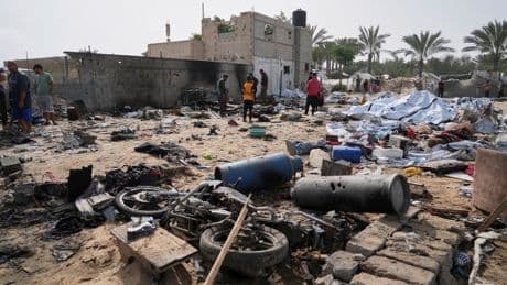 Israeli airstrikes kill 100 in Gaza Strip with ‘complete families’ wiped out, health ministry says