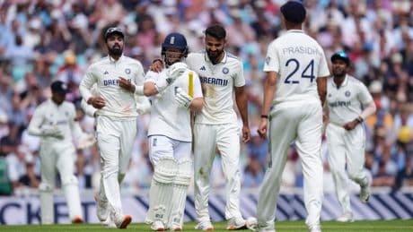 Tempers flare as England and India battle for control of fifth Test