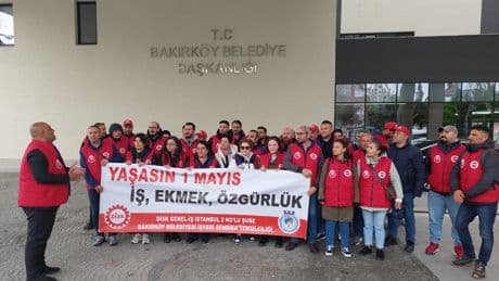 Bakırköy işçileri 1 Mayıs kutlaması için buluştu