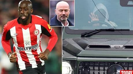 Alexander Isak arrives at Newcastle alone after his bombshell outburst, as Alan Shearer calls behaviour 'nonsensical' and £40m Toon bid for replacement Yoane Wissa is 'REJECTED'