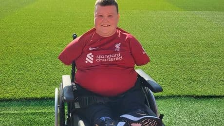 Disabled schoolboy 'lost his dignity' on Ryanair flight to see Andy Robertson