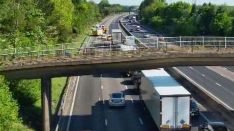Chaos on M6 as car ‘flips onto its roof’ in horror crash with emergency crews scrambled & traffic brought to halt