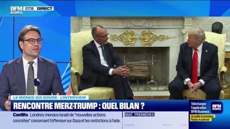 Le monde qui bouge - L'Interview : Le chancelier Merz a rencontré Trump - 06/06