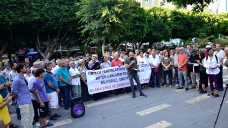Adana’da Emek ve Demokrasi Platformu’ndan yangınlara tepki: “Bu bir doğal afet değil, ihmaller zinciridir”