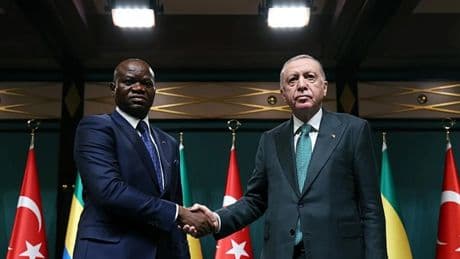 Başkan Erdoğan, Gabon Cumhurbaşkanı Oligui Nguema onuruna yemek verdi