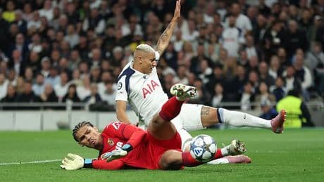 Tottenham 1-0 Villarreal: Spurs begin Champions League campaign with a hard-fought win courtesy of early own goal gaffe from goalkeeper Luiz Junior