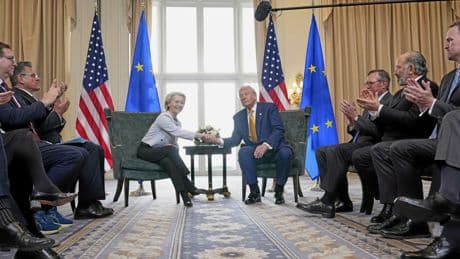 « Une honte »… L’accord sur les droits de douane UE-États-Unis fortement critiqué