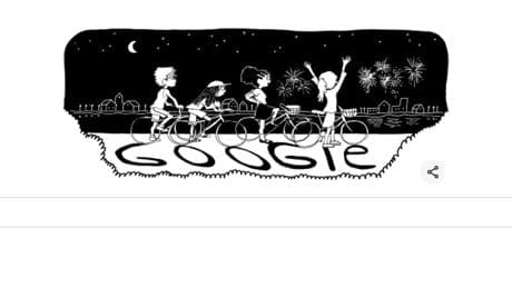 Google rend hommage à la France dans son Doodle du 14 juillet dessiné par Emilie Tronche, la créatrice de la série "Samuel"