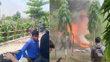Bangladesh, aereo militare si schianta su scuola. Almeno 16 morti e 100 feriti, quasi tutti studenti