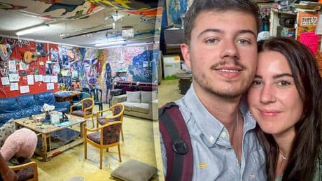 Hannah (24) en Jochem (22) vieren huwelijksreis noodgedwongen in Israëlische schuilkelder: ’Achteraf gezien misschien wat naïef’