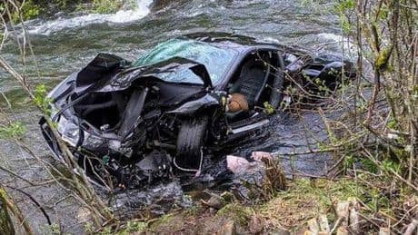 British couple killed after high-powered Ferrari crashes off mountain highway into river