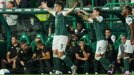 Hibs 2 Partizan 3 (4-3 on agg) Defeat on the night can't stop Bowie-inspired Hibs progressing