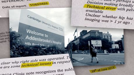 Cambridge hospital accused of 'covering up' concerns about suspended surgeon a decade ago