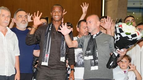 Beşiktaş'ın yeni transferi Djalo İstanbul'da