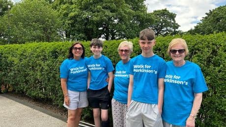 Five members of Shotts family walking to find cure for Parkinson’s