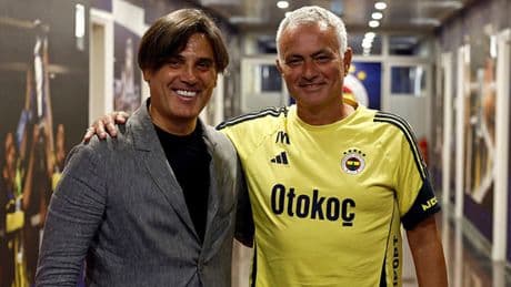 Montella ve Mourinho toplantı gerçekleştirdi