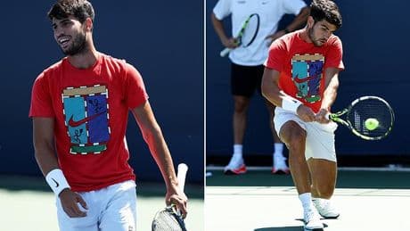 Tennis star Carlos Alcaraz debuts dramatic new hairstyle ahead of US Open
