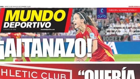 Portada de hoy de la Edición Bizkaia-Araba de Mundo Deportivo