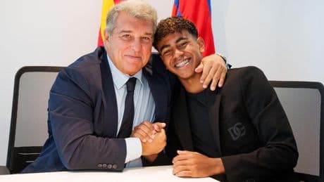 El Barça quiere cerrar ya la renovación de Lamine Yamal