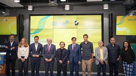 Salvador Illa celebra que Glovo se adapte a la regulación laboral en su décimo aniversario