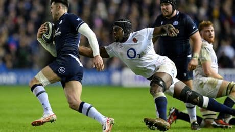 Blair Kinghorn gives Lions skipper Maro Itoje a rude awakening