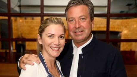 John Torode's wife Lisa Faulkner 'petrified' of him until he seduced her with love letter