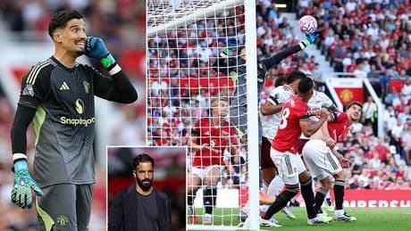 Man United fans vent fury at Altay Bayindir after goalkeeper's gaffe gifted Arsenal early lead - as they urge club to go 'all in' and buy superstar NOW