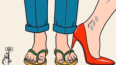 Est-ce bien raisonnable de… porter des tongs en ville ?