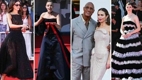 Venezia, pagelle look: Amanda Seyfried ed Emily Blunt regine (9,5), Kaia Gerber ruba la scena (9), Thomasin McKenzie e i merletti della nonna (5)