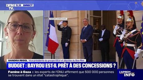 Budget: "Chaque fois que ce gouvernement se dit prêt à des concessions, on n'a rien derrière", déclare Sandra Regol (EELV)