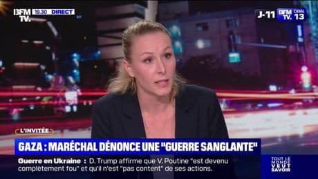 Gaza: "Il y a un détournement de l'aide humanitaire par l'organisation du Hamas", affirme Marion Maréchal