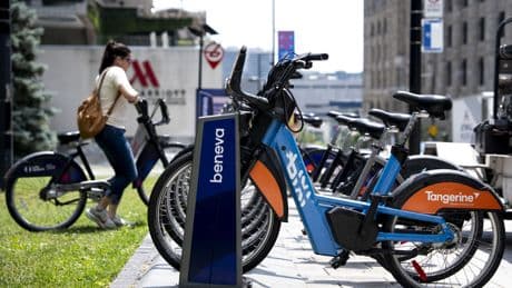 Montreal bicycle rental company sets new records during public transit strike