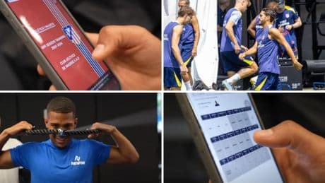 El Atlético monitorizó, con una 'APP', la previa de la pretemporada de sus jugadores