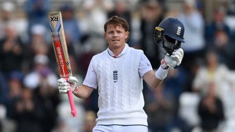 Ollie Pope scores century as England set new record in dominant win over Zimbabwe